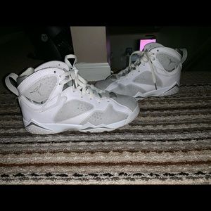 Jordan 7 white and pure platinum